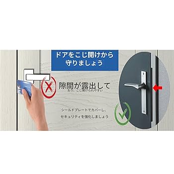 Amazon.co.jp: xuuyuu ガードプレート ステンレス 外開きドア用
